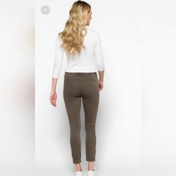 COSMIC BLUE Callie Eco Cuffed Brown Skinny Pant Size 28 & 26 & 29 & 31 - Picture 2 of 13